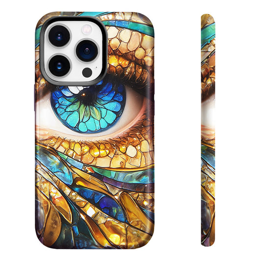 Vintage Eye Mosaic Style Phone Case,Multiple Styles for iPhone, Samsung Galaxy, Google Pixel