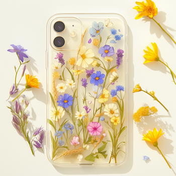Handcrafted Resin Pressed Flower DIY Phone Case for iPhone, Samsung Galaxy, Google Pixel