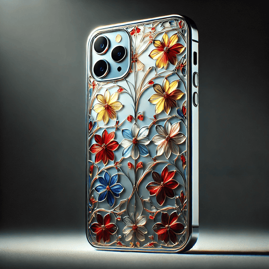 Glass Art Style Phone Case,Elegant and Artistic Design, Multiple Styles Available for iPhone, Samsung Galaxy, Google Pixel, Xiaomi
