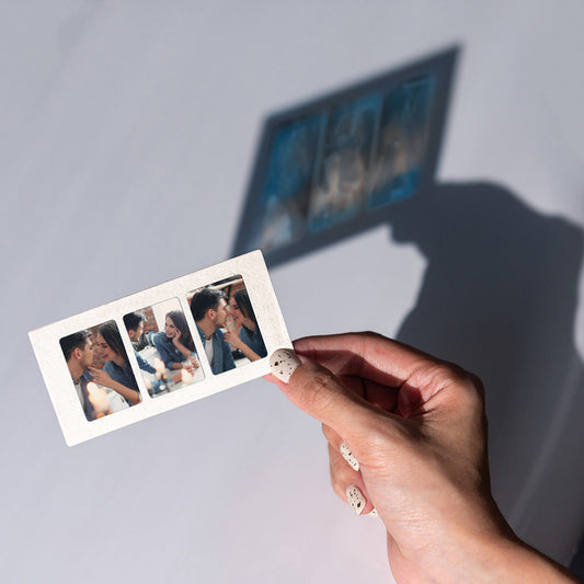 Custom Memory Slide Design, Valentine's Day Romantic Photo Bookmark, Retro Film Strip Bookmark, Vintage Photo Slide Design for Reading, Unique Gift Idea