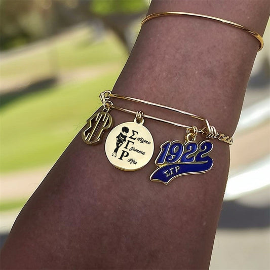 Divine Nine Sorority Charm Bracelet - HBCU Sorority Bracelet - African American Sorority - Sorority Birthday Gifts