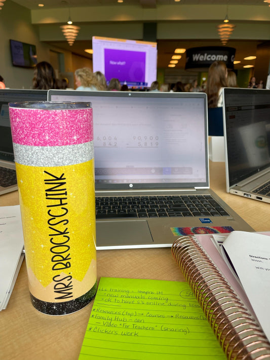 Teacher Gifts Teacher Tumbler Teacher Appreciation Gifts Teacher Christmas Gift Teacher Cup Pencil Tumbler Personalized Teacher Tumbler