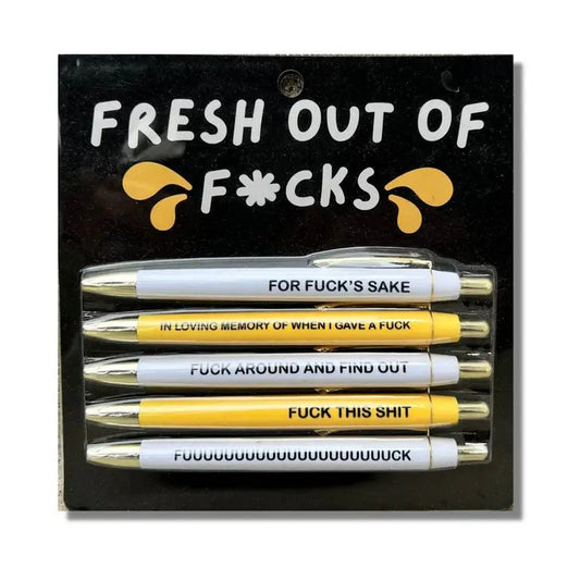 Pen Set (funny, sweary, office, gift)