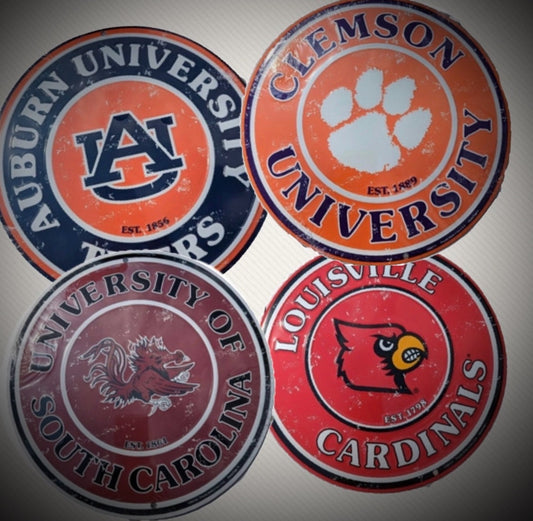 Licensed University College Signs, She-shed sign, Mancave Sign, Shop Sign, Dorm Sign