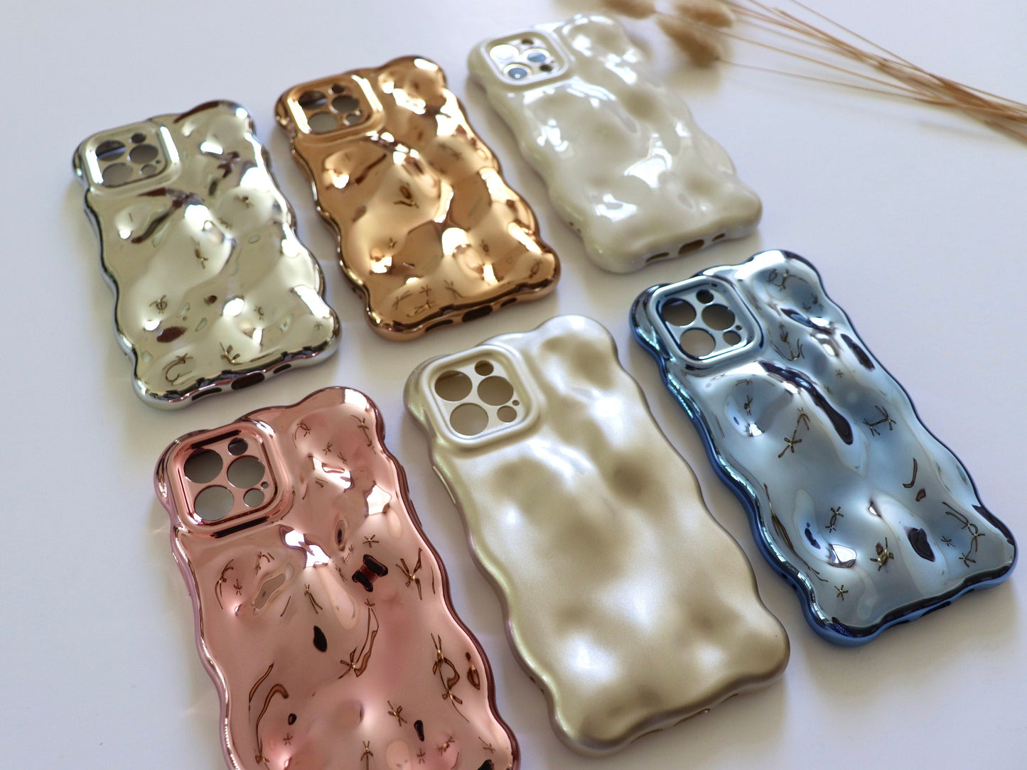 Wave Swirl Phone Case, 3d Phone Case | iPhone 15, iPhone 14, iPhone 13, iPhone 12, iPhone 11, Pro Max Mini Plus, Aesthetic Phone Case