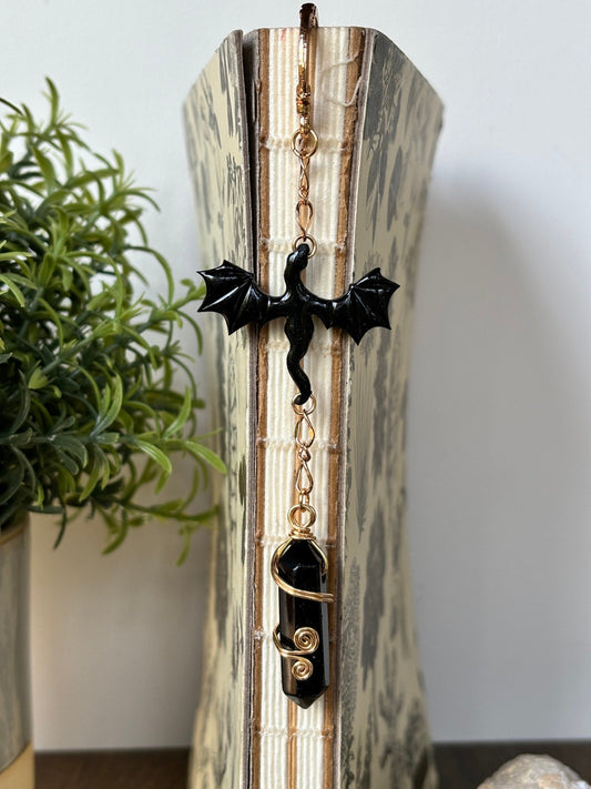 Black Dragon Rider Bookmark