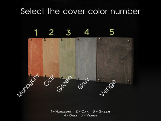 Personalized Wooden Recipe Book Binder Custom Journal Cookbook Notebook Fathers Day gift Daddy Gift Daughter Birthday Gift Gift Moms