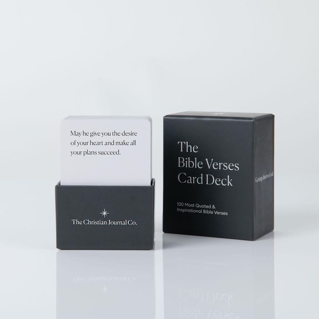 100 Bible Verse Cards | Scripture Cards | Inspirational Prayer Cards | Most Quoted Bible Verses Deck for Memorization & Bible Study