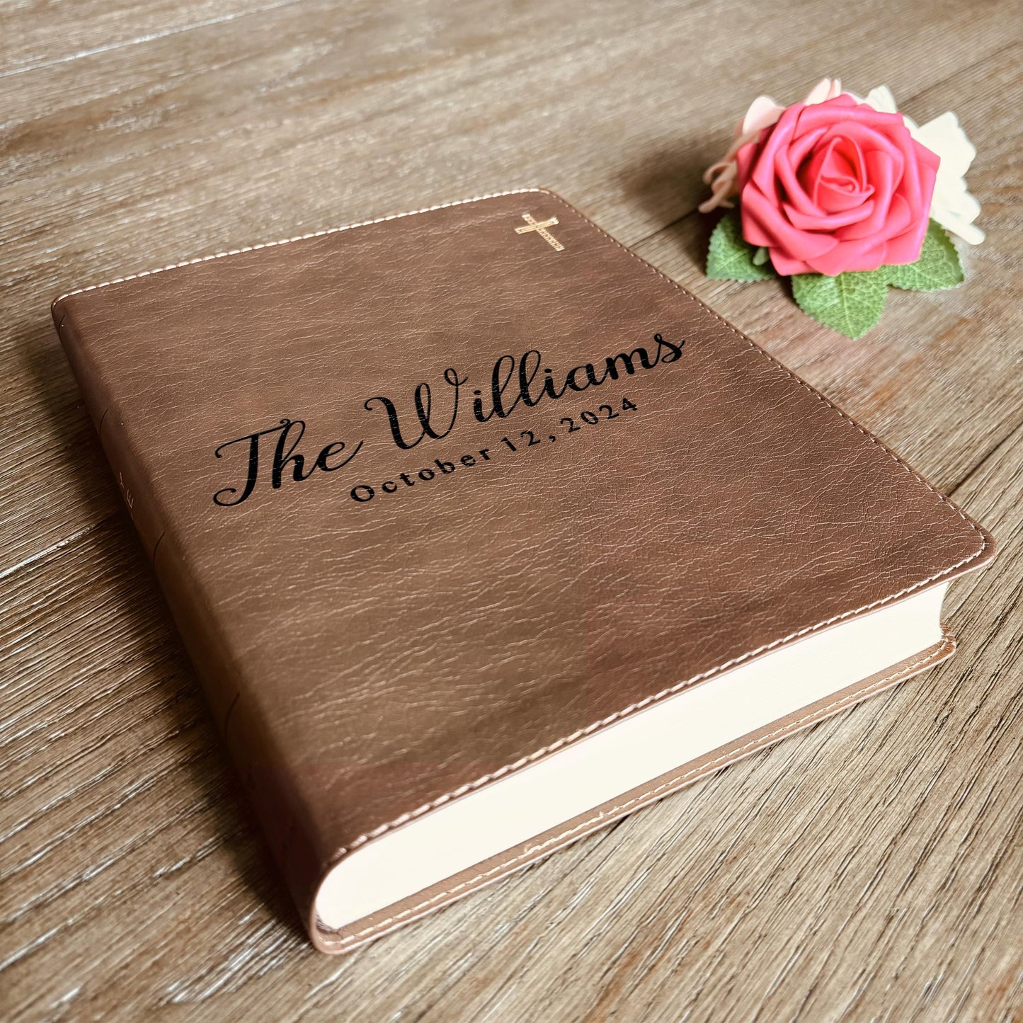 Personalized NIV Family Bible, Custom Engraved NIV Family Journaling Bible, Wedding Gifts, Christian Gifts, Family Bible for Wedding