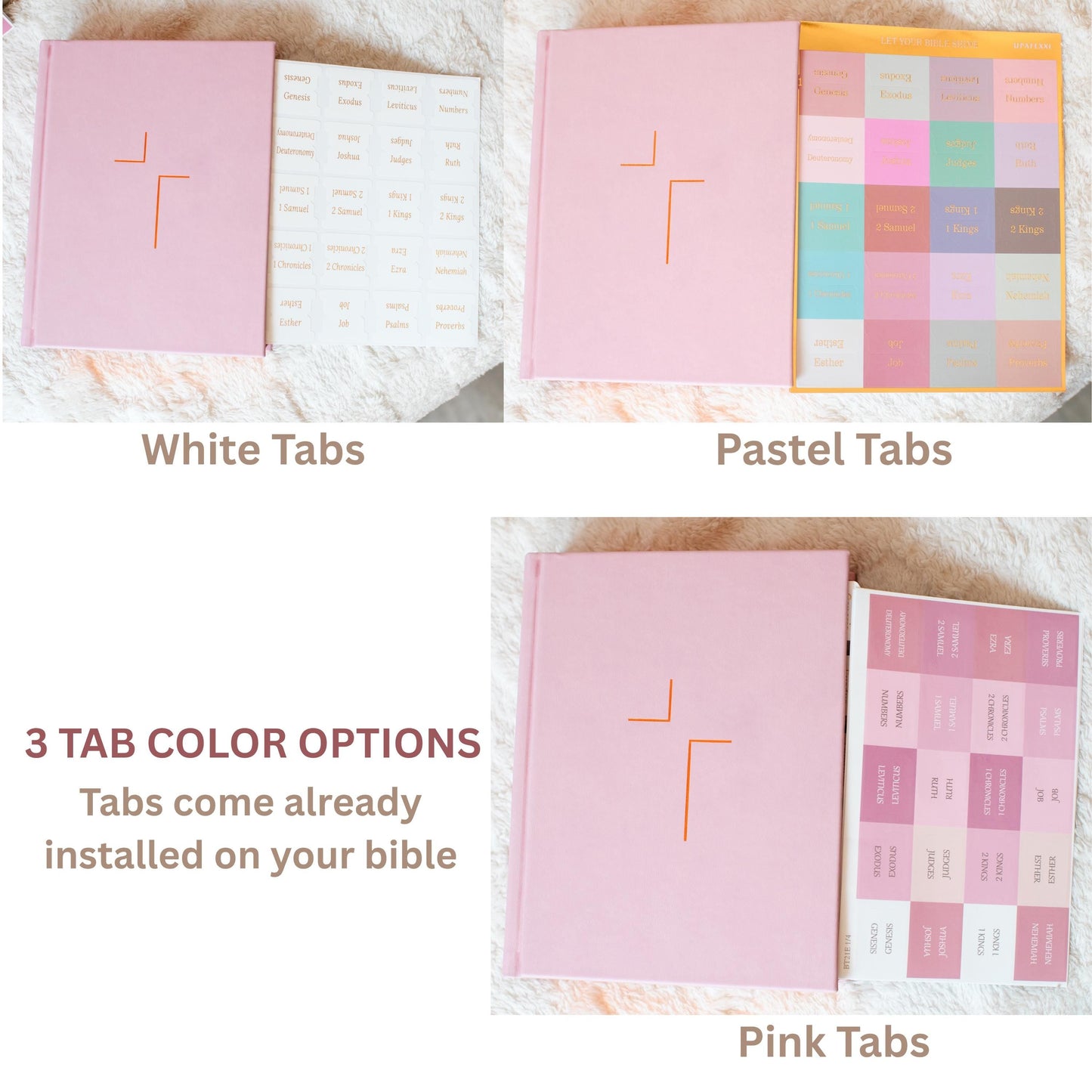 Custom Name Pink Bible NIV Tabbed Journaling Bible Gift For Her Christian Women Bible Study Gift Personalized Tabbed Bible with Tabs Custom