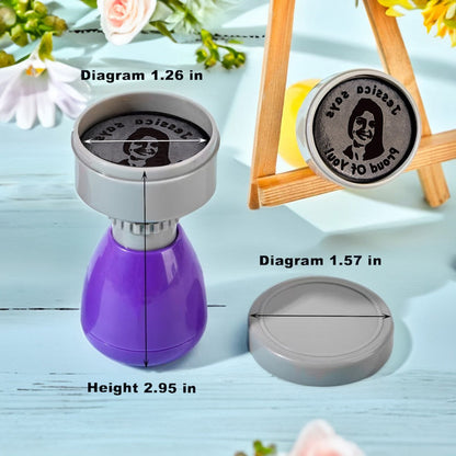 Custom Face Portrait Self-Inking Teacher Stamps for Classroom, Logo Stamps for Homework Grading, Back To School Thank You Gift for Teacher