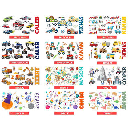 Custom Kids Water Bottle, Personalized Toddler Tumbler with Name, Children Back to School Thermos / Stainless Steel Cup for Boy and Girls