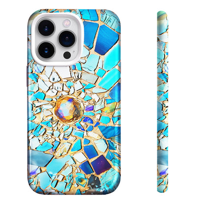 3d Stained Glass Mosaic Phone Case, Multiple Styles Available for iPhone, Samsung Galaxy, Google Pixel