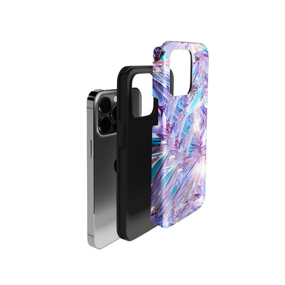 3D Pink Mosaic Glass Texture Phone Case，Stunning Design for iPhone, Samsung Galaxy, Google Pixel