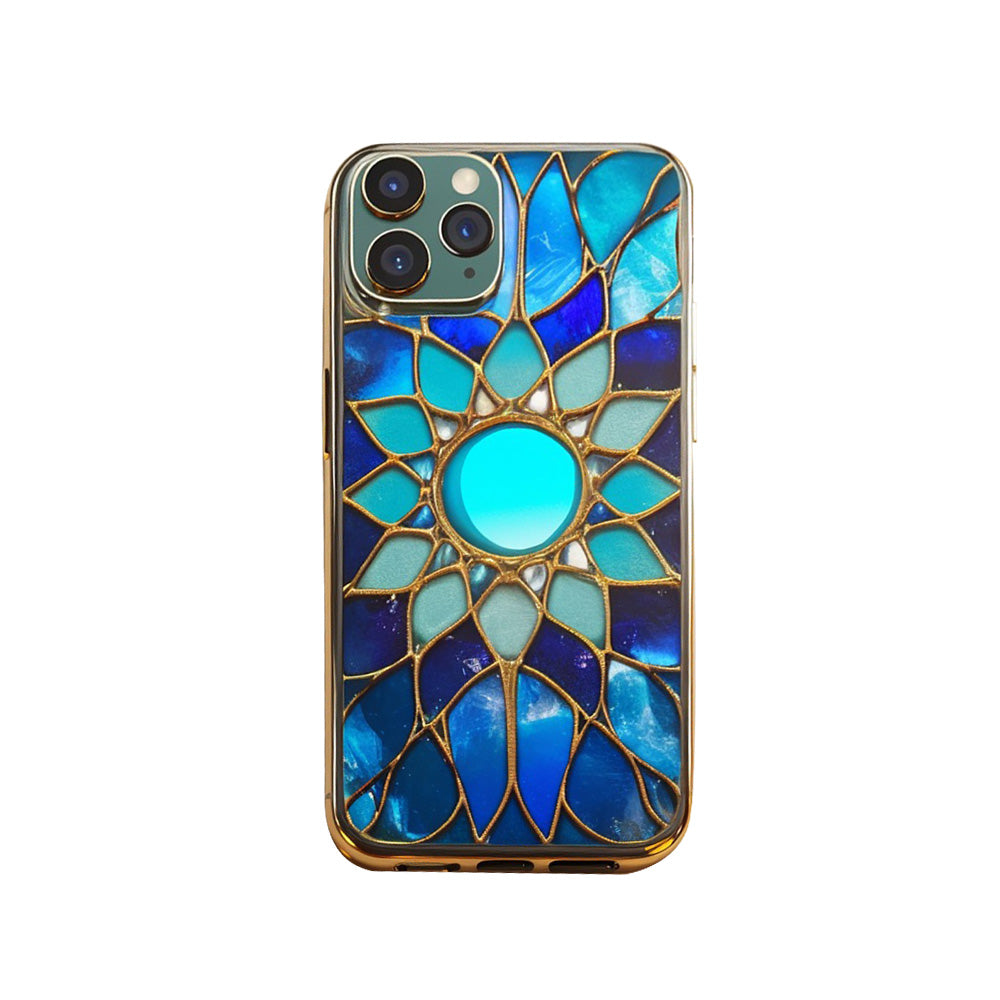3d Stained Glass Mosaic Art Phone Case,Premium Protective Cover for iPhone, Samsung Galaxy, Google Pixel