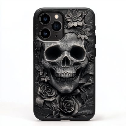 3D Gothic Skull Phone Case Collection,Multiple Styles for iPhone, Samsung Galaxy, Google Pixel