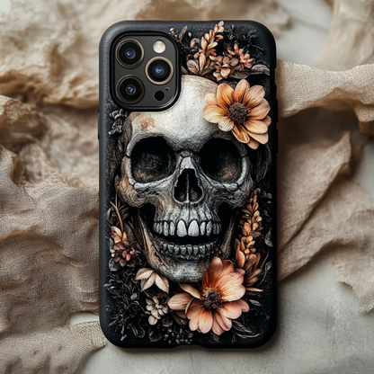 3D Gothic Skull Phone Case Collection,Multiple Styles for iPhone, Samsung Galaxy, Google Pixel
