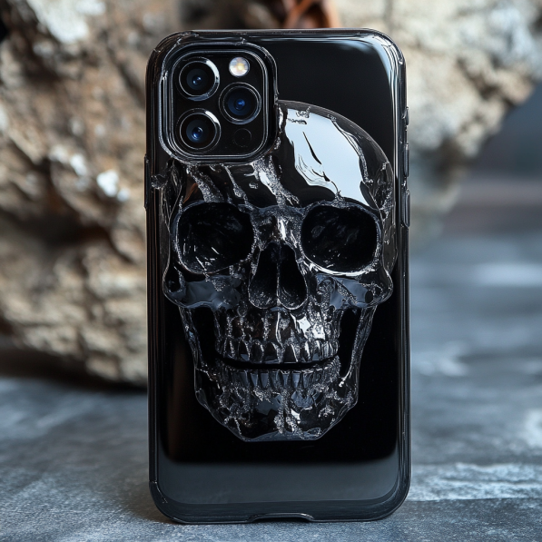 3D Gothic Skull Phone Case Collection,Multiple Styles for iPhone, Samsung Galaxy, Google Pixel