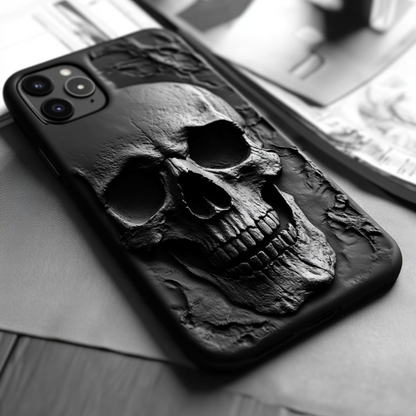 3D Gothic Skull Phone Case Collection,Multiple Styles for iPhone, Samsung Galaxy, Google Pixel