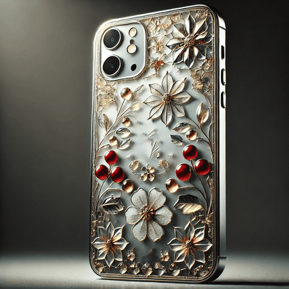 Personalized Floral Birth Month Phone Case , Multiple Styles Available for iPhone, Samsung Galaxy, Google Pixel, Xiaomi