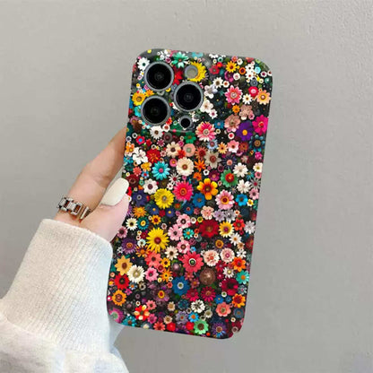 Vibrant Floral Phone Case，Colorful Flower Pattern Design For iPhone, Samsung Galaxy, Google Pixel, Xiaomi