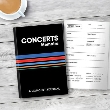 Concert Journal Track Favorite Concerts