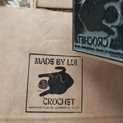 Custom Logo Wood Stamp for Business, Coffee Cup Stamp, Wedding Stamp with Ink Pad, Small Business Rubber Stamps, Kraft Paper Bag Branding, Small & Large Stamps for Mailers