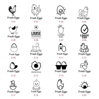 Egg Stamps Personalized Custom Egg Stamp, Chicken Coop Idea, Chicken Egg Stamp, Farm Stamper, Chicken Gifts, Hen Mini Egg Stamp For Farmer
