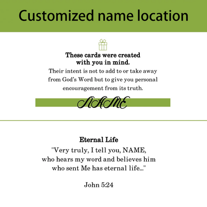 Personalized Scripture Cards