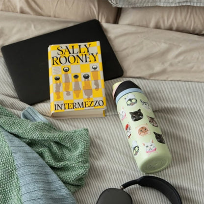 Cat Collage Water Bottle