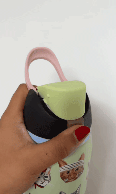 Cat Collage Water Bottle