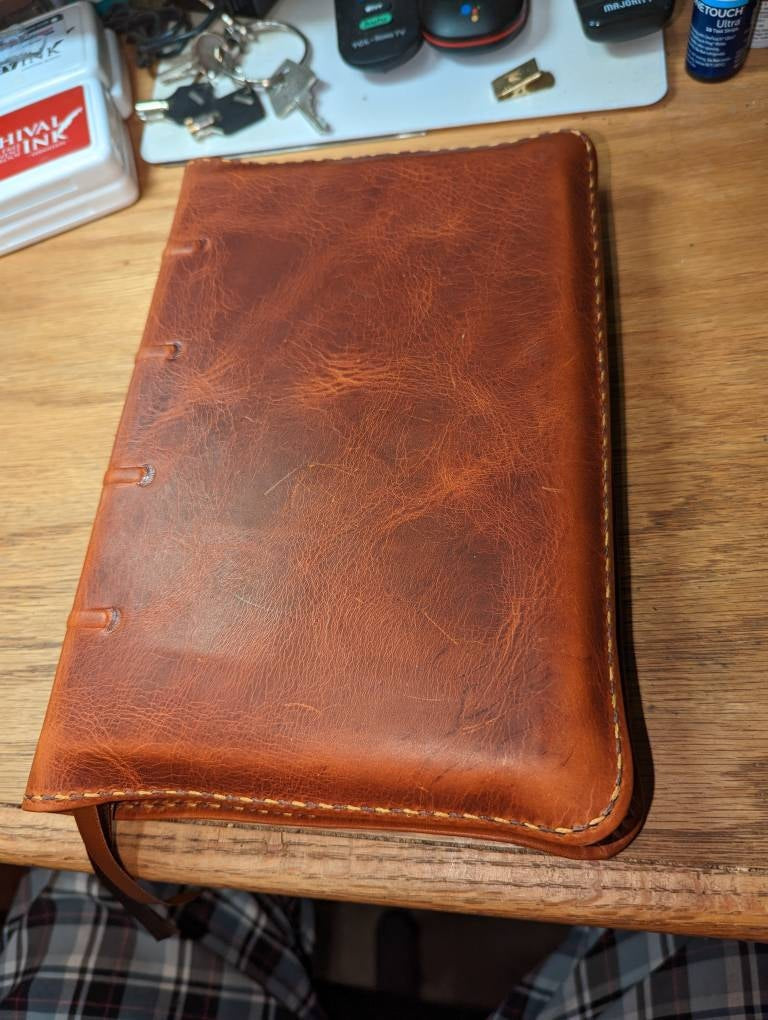 Made to Order item. Customizable Study Bible in Badalassi Carlo Cowskin Full Yapp