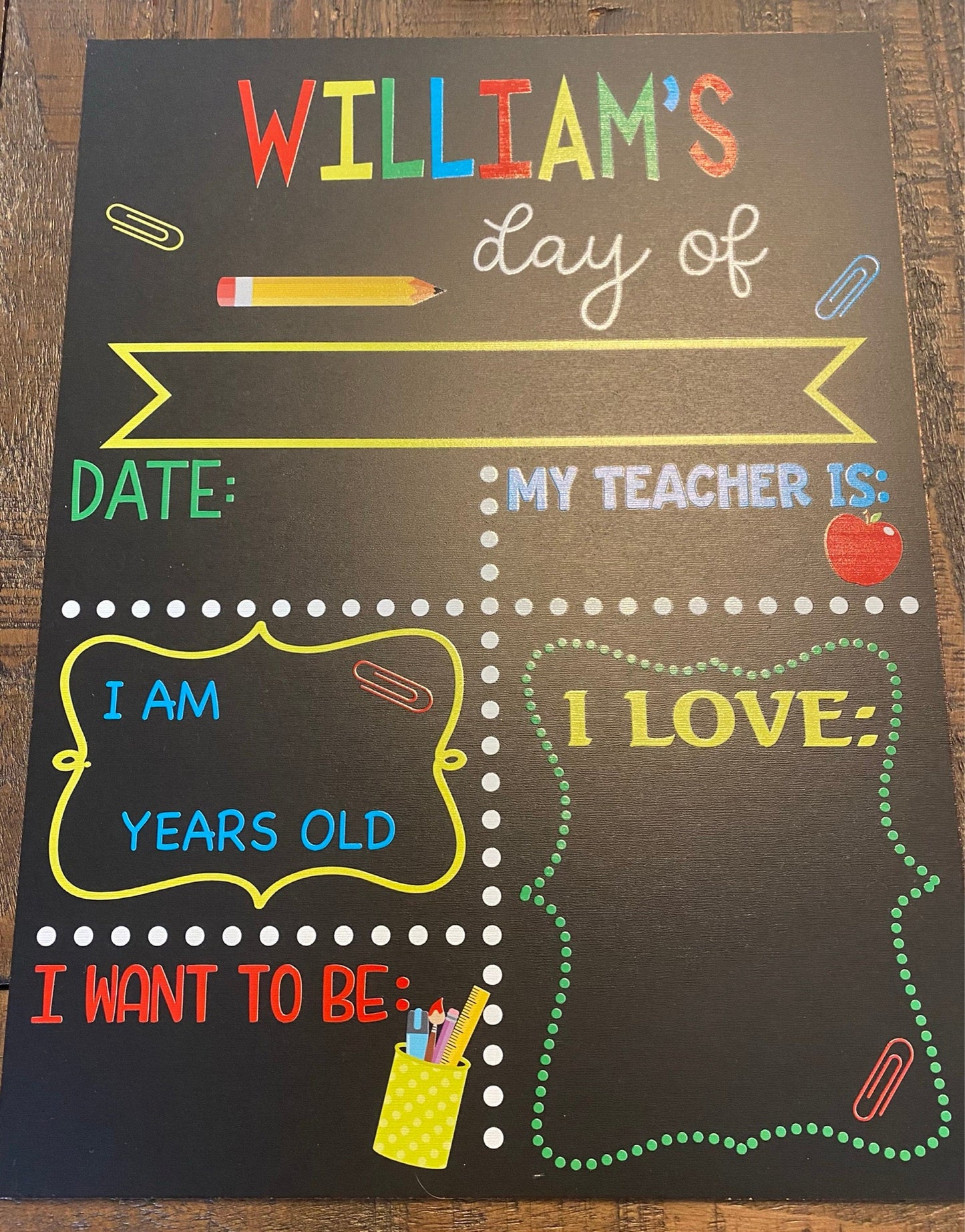 First Day of School Sign reusable, Back to School Chalkboard Sign, Milestone Chalkboard, 1st day of school sign, Last day of school sign