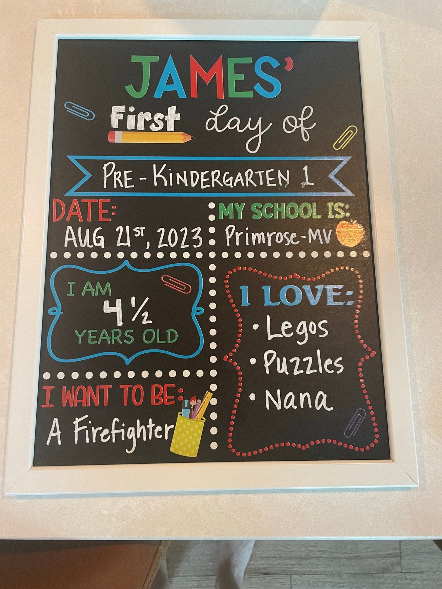 First Day of School Sign reusable, Back to School Chalkboard Sign, Milestone Chalkboard, 1st day of school sign, Last day of school sign