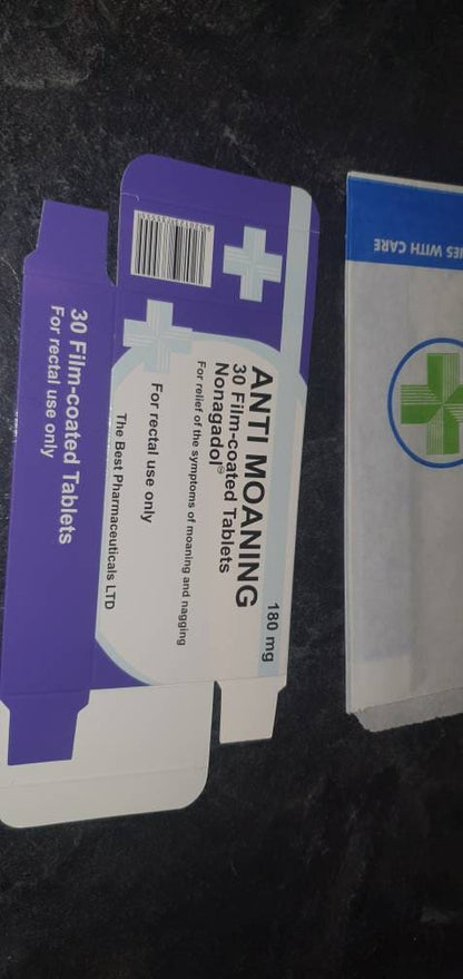 (Sets of 2) Novelty Joke Pill Tablet Box - Fun Rude Xmas/Birthday Gift - Funny Prank Present