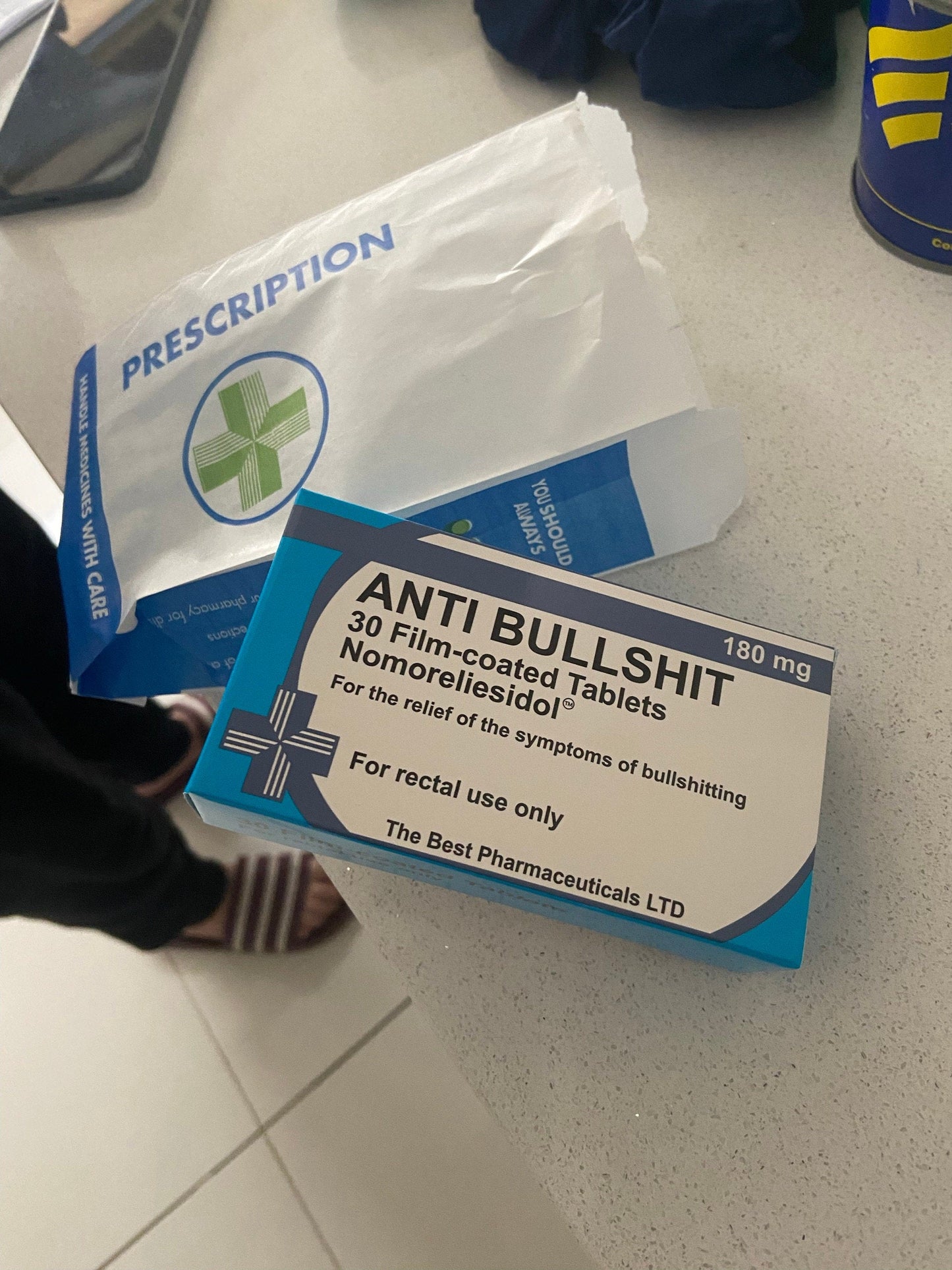 (Sets of 2) Novelty Joke Pill Tablet Box - Fun Rude Xmas/Birthday Gift - Funny Prank Present