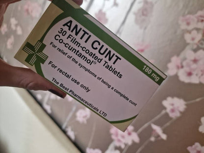 (Sets of 2) Novelty Joke Pill Tablet Box - Fun Rude Xmas/Birthday Gift - Funny Prank Present