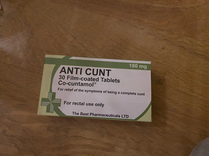 (Sets of 2) Novelty Joke Pill Tablet Box - Fun Rude Xmas/Birthday Gift - Funny Prank Present