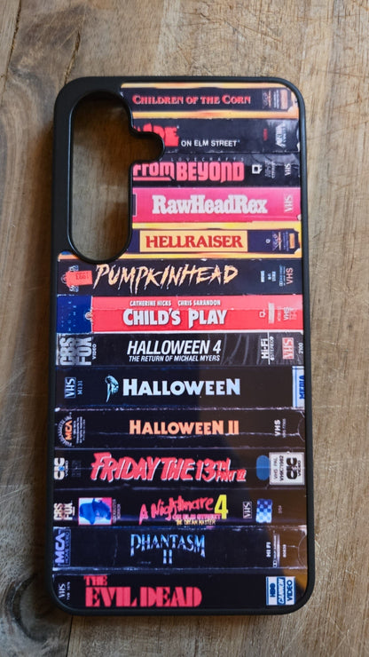 Retro Horror VHS tape phone case / Horror movie phone case / Scary spooky halloween / Gift for Horror movies lovers iPhone 15 14 13 12 11 SE