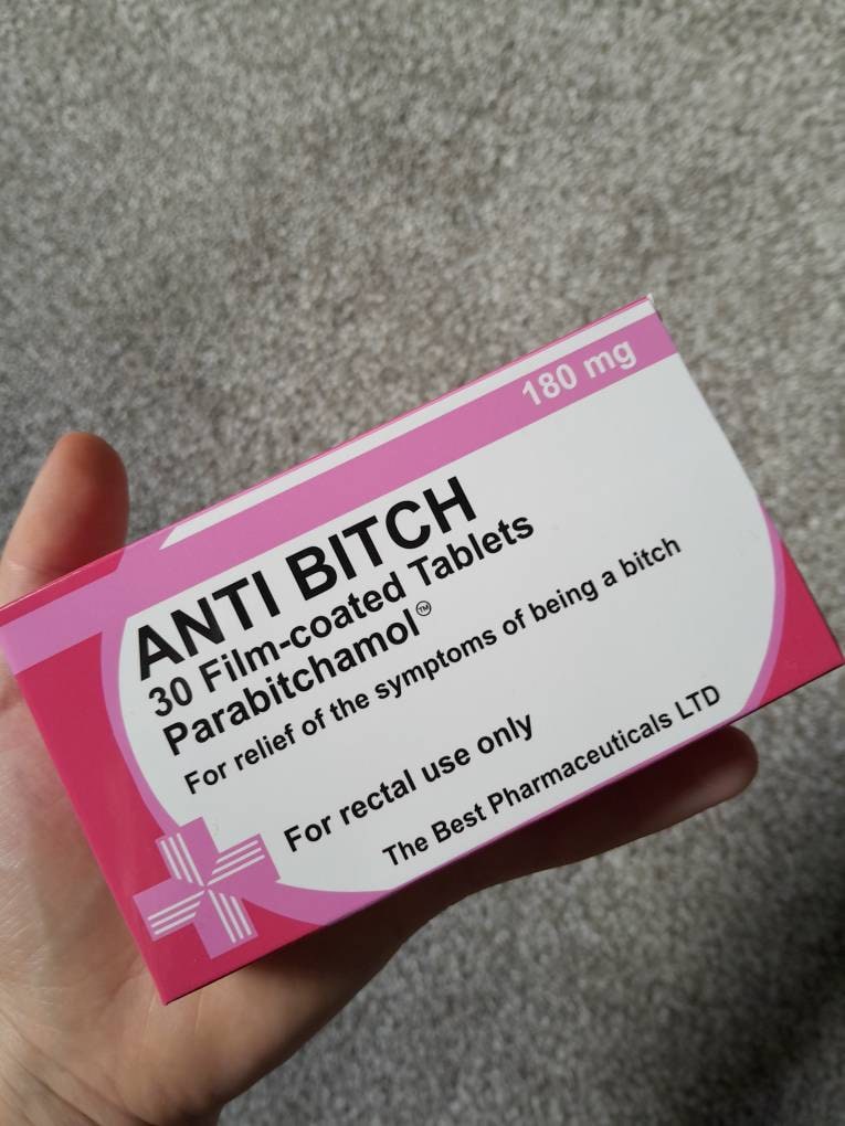 (Sets of 2) Novelty Joke Pill Tablet Box - Fun Rude Xmas/Birthday Gift - Funny Prank Present