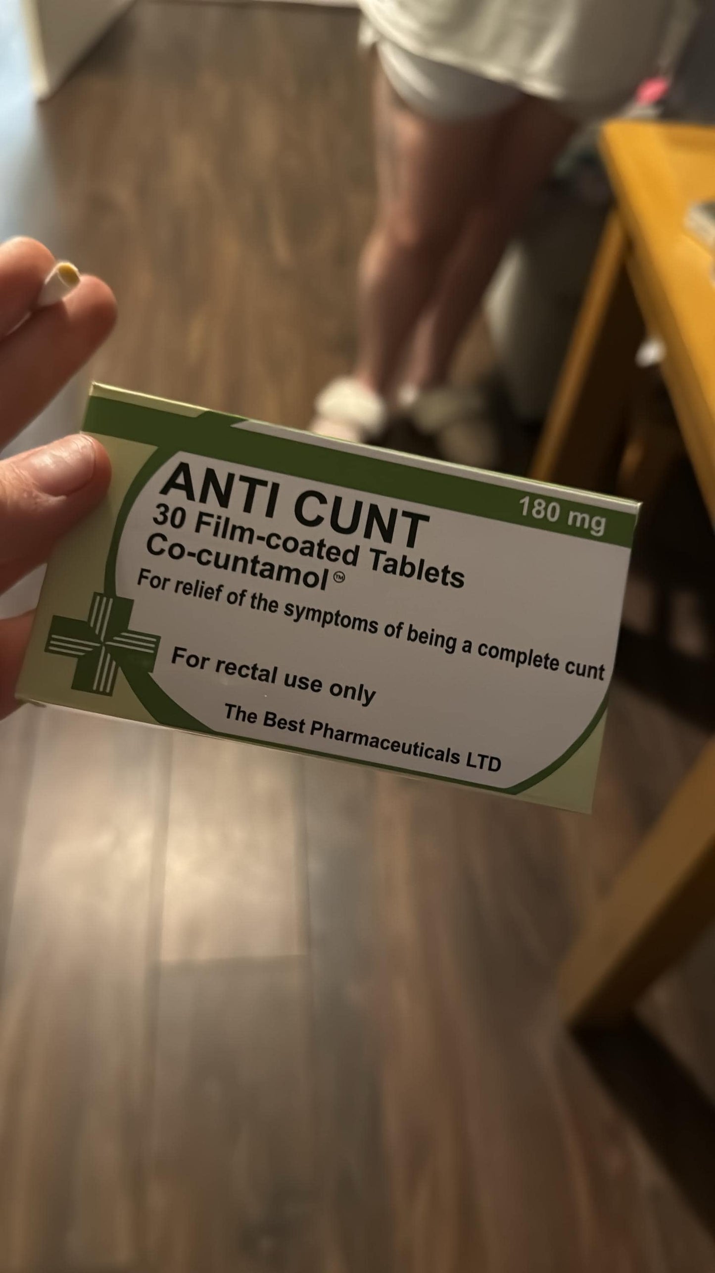 (Sets of 2) Novelty Joke Pill Tablet Box - Fun Rude Xmas/Birthday Gift - Funny Prank Present