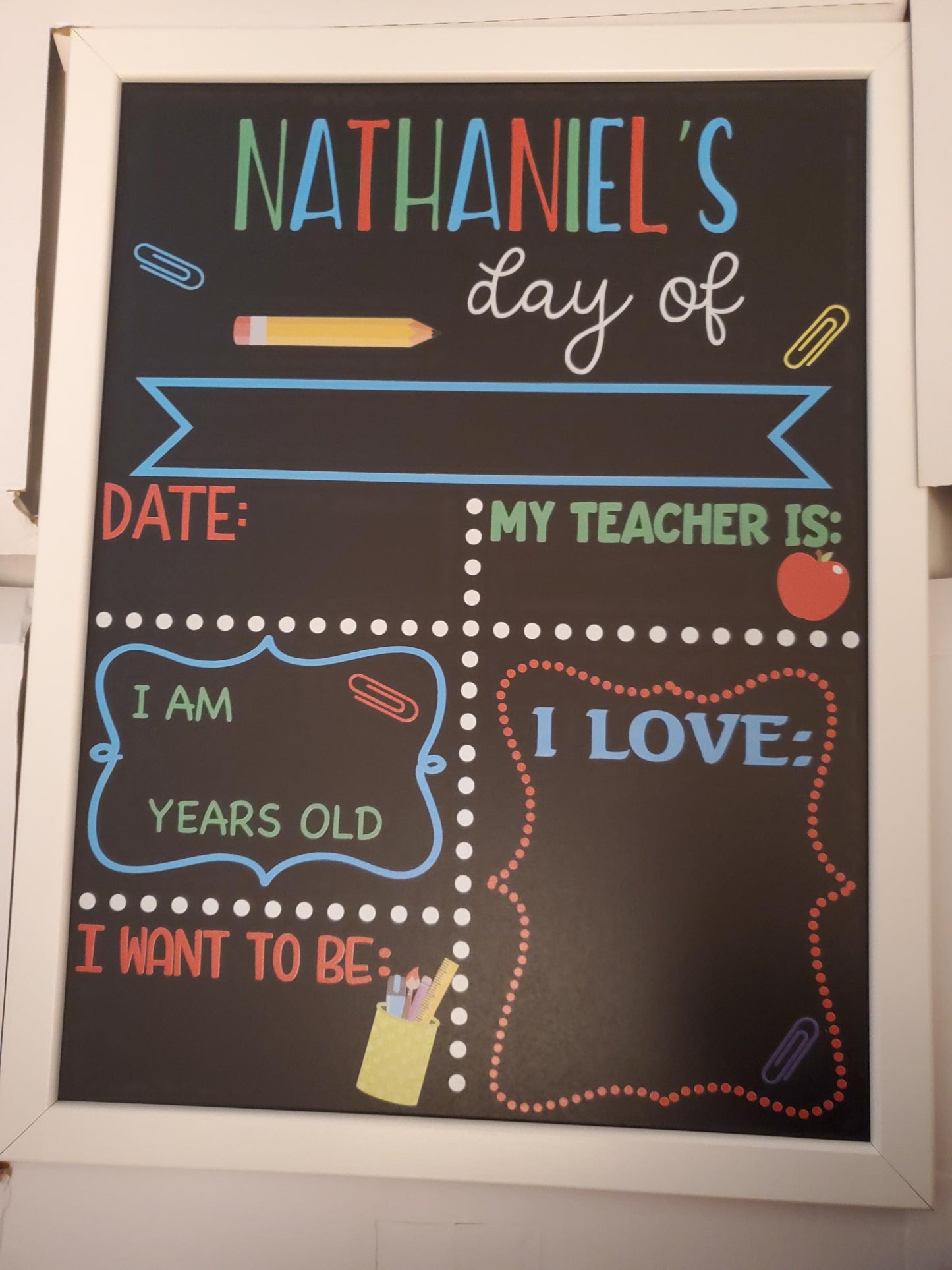 First Day of School Sign reusable, Back to School Chalkboard Sign, Milestone Chalkboard, 1st day of school sign, Last day of school sign