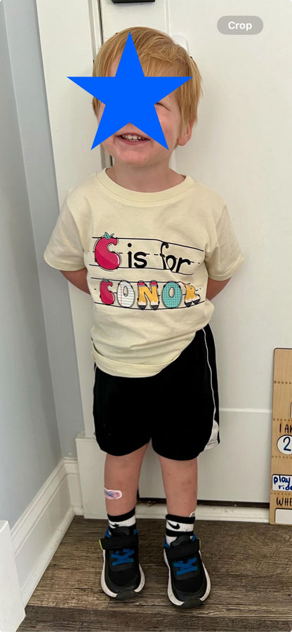 Custom Kids Name Back To School Shirt Shirt, Toddler First Day of School Tee Kindergarten Shirt With Name, First Day School Outfit