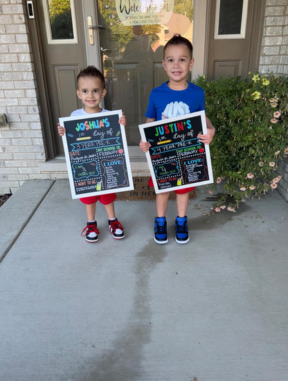 First Day of School Sign reusable, Back to School Chalkboard Sign, Milestone Chalkboard, 1st day of school sign, Last day of school sign