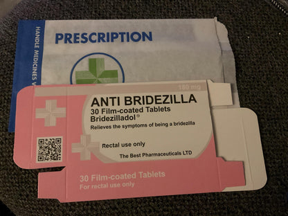 (Sets of 2) Novelty Joke Pill Tablet Box - Fun Rude Xmas/Birthday Gift - Funny Prank Present