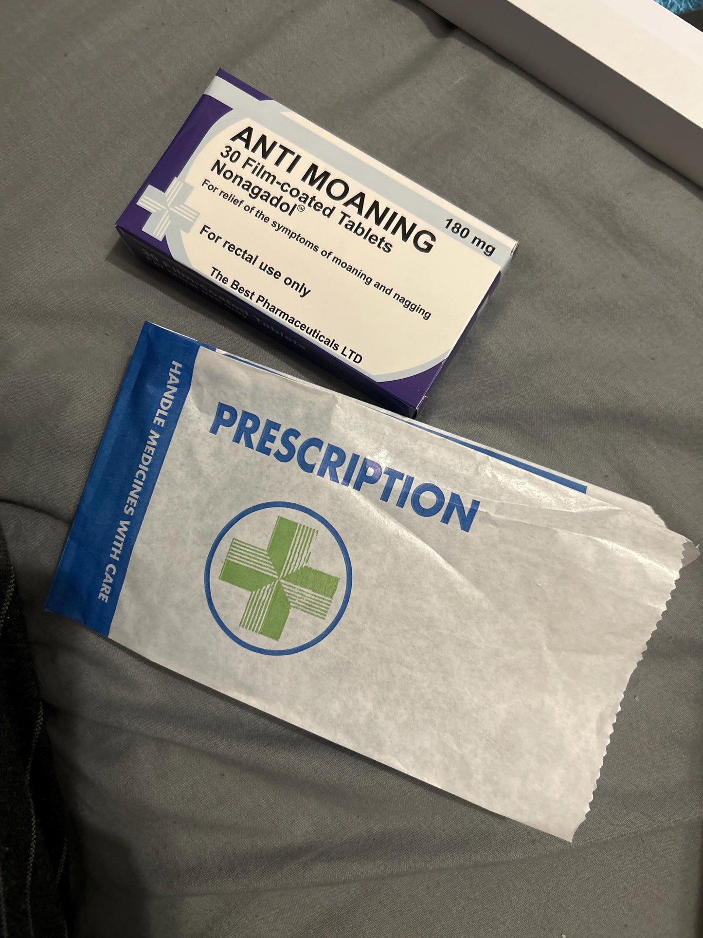 (Sets of 2) Novelty Joke Pill Tablet Box - Fun Rude Xmas/Birthday Gift - Funny Prank Present