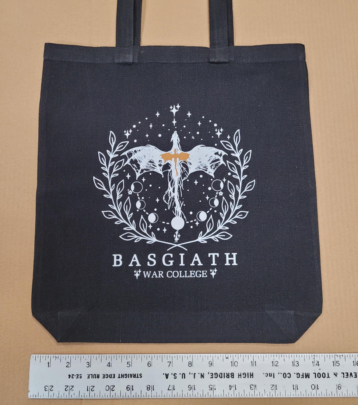 Fourth Wing Tote Bag, Basgiath War College Canvas Bag, Dragon Rider, Bookish Tote Bag Riders Quadrant, Fantasy reader