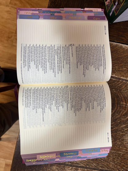 Gorgeous NIV Pink Marble Bible with TABS, Cloth over Board, Art Gilded Edges, Red Letter, Comfort Print