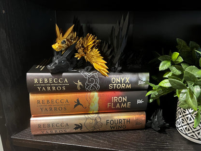 3D Printed Dragon | Articulated Fourth Wing Inspired Dragons | Bookshelf Decor | Fidget Spinner | Tairn Sgaeyl Andarna | Reader Gift Idea