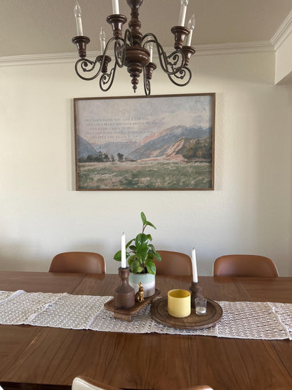 Christian Wall Art | Bible Verse Wall Art | May The Lord Bless You And Keep You | The Blessing Kari Jobe Canvas Wall Art Print  | F570